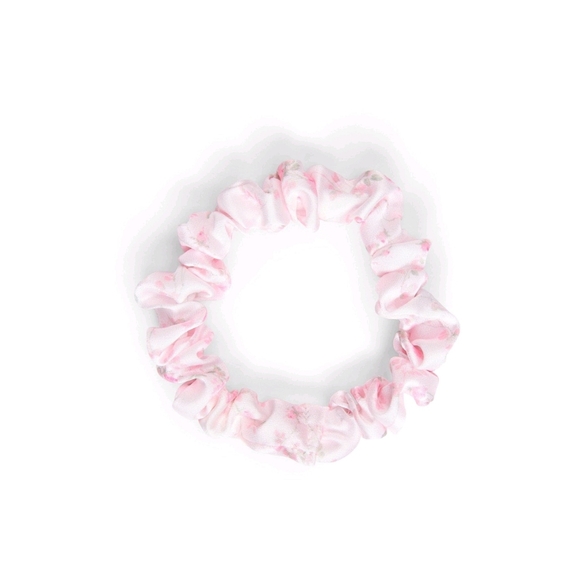 LOVESHACKFANCY Goody Skinny Pink Satin Scrunchies 5pc main image 4